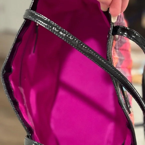 Kate Spade New York Multi-Colored Chevron Handbag - Picture 11 of 14